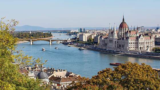 Ungarn: Stadtpanorama Budapest