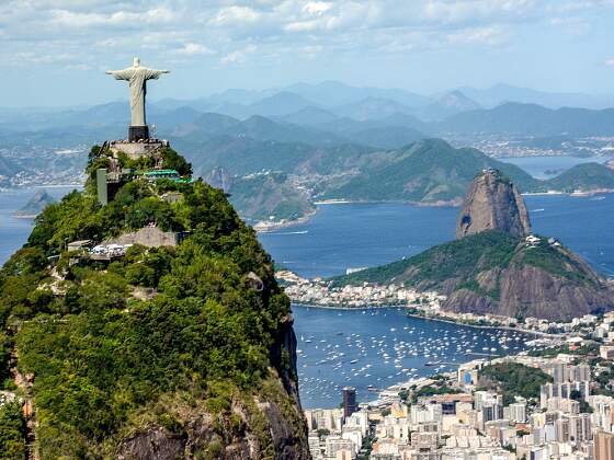 Rio de Janeiro, Brasilien: Zuckerhut & Corcovado