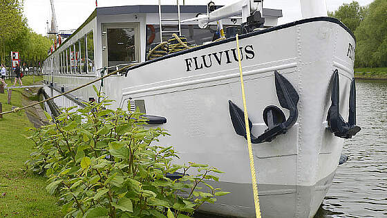 MS Fluvius - Rad & Schiff in Belgien