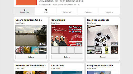 Lion Tours auf Pinterest