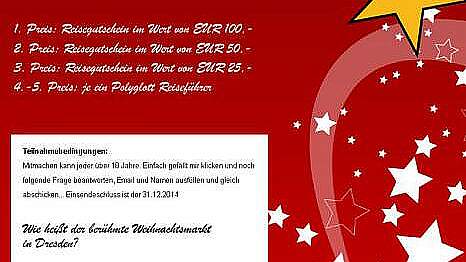 Lion Tours Weihnachtsgewinnspiel 2014