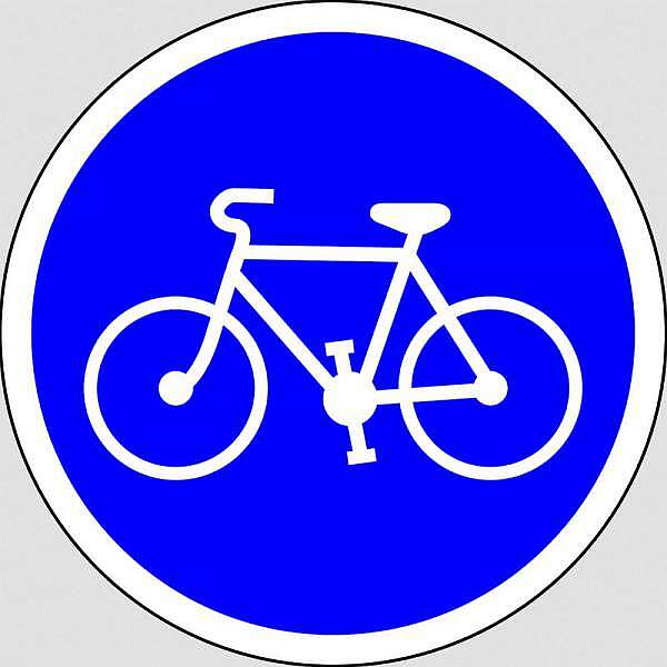 Verkehrszeichen: Radweg