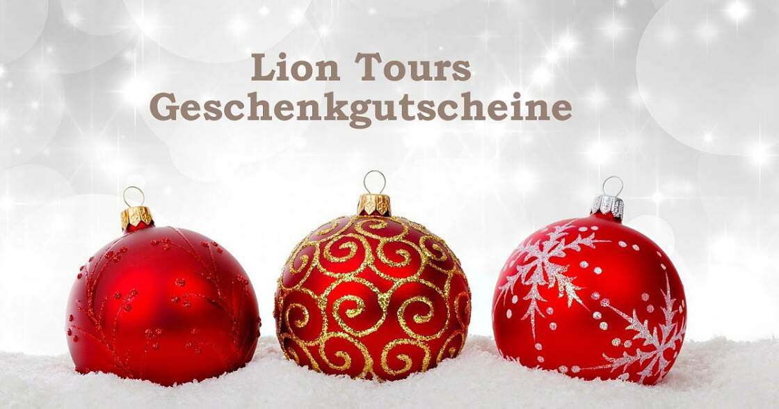 Geschenkgutscheine von Lion Tours GmbH