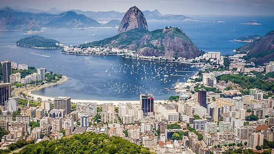 Rio de Janeiro und der Zuckerhut, Brasilien