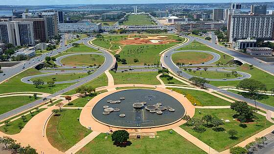 Brasilia, Brasilien: Blick vom Fernsehturm