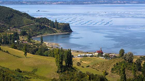 Chile: Landschaft der Insel Chiloe