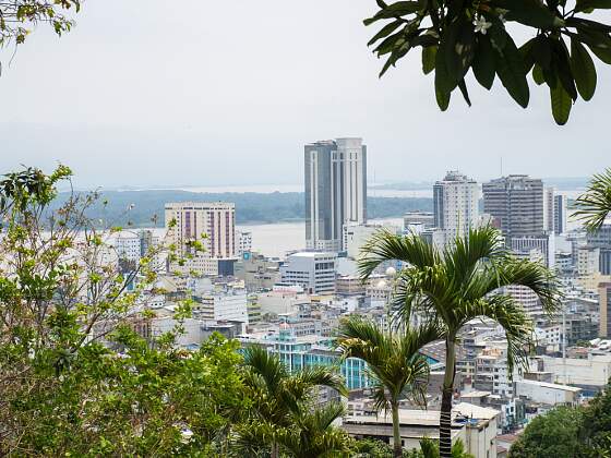 Blick auf Guayaquil, Ecuador