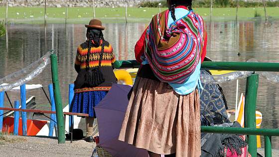 Frauen in Puno, Peru