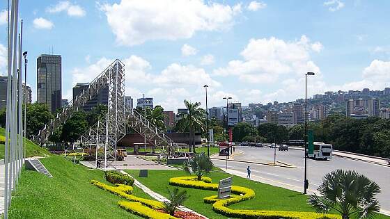 Stadtleben in Caracas, Venezuela