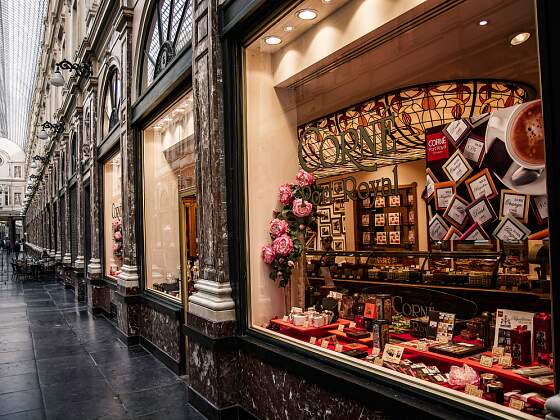 Brüssel: Shop für belgische Schokolade