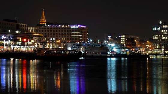 Kiel bei Nacht