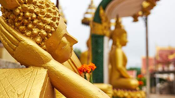 Vientiane, Laos: schlafender Buddha