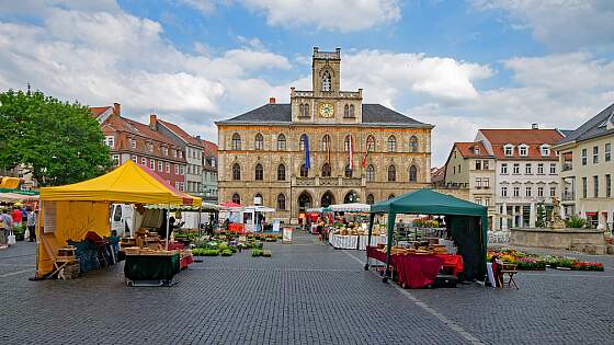 Weimar: Kulinarisches auf dem Wochenmarkt