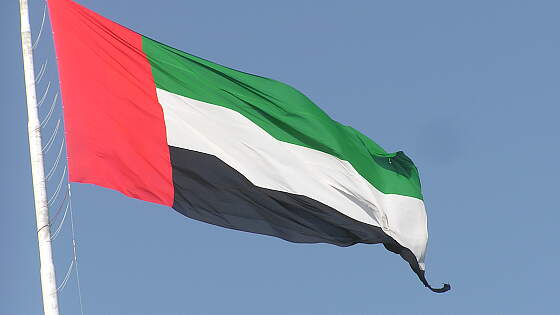 Flagge der Vereinigten Arabischen Emirate