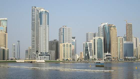 Skyline von Sharjah, Emirate