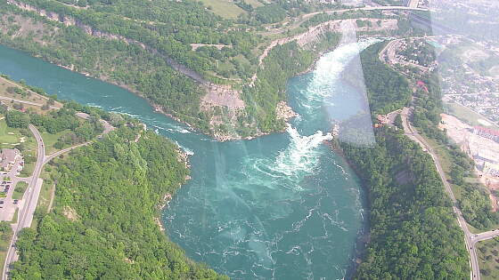 Niagarafälle aus der Luft, Kanada