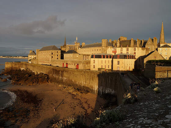 Blick auf Saint Malo in der Bretagne