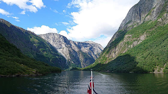 Naerofjord - Arm des Sognefjords, Norwegen