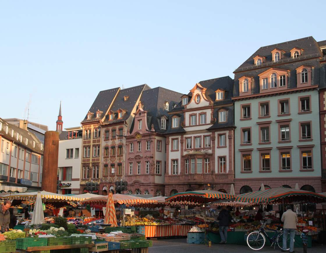 Mainz: Marktplatz am Dom