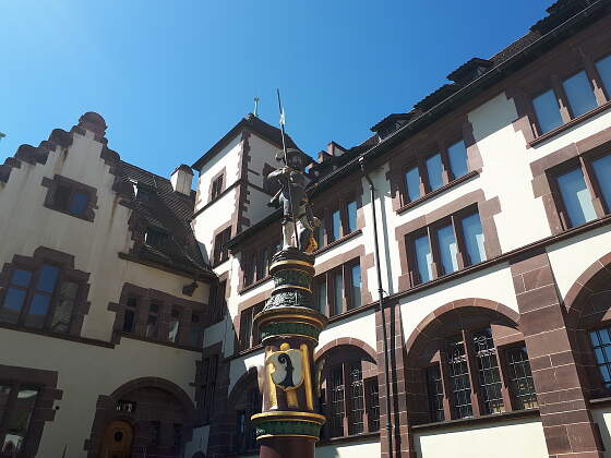 Seevogelbrunnen in Basel, Schweiz