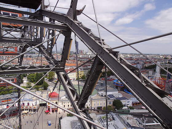 Wien: Panorama vom Wiener Riesenrad