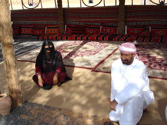 Beduinen Paar im Oman