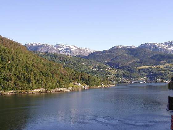 Ulvik am Ulvikafjorden, Norwegen
