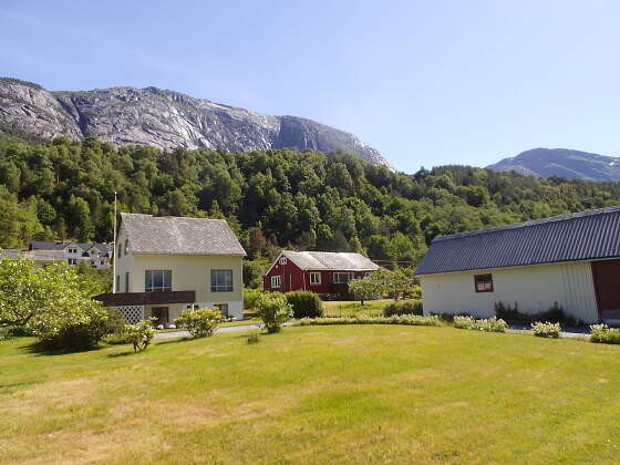 Häuser in der Kommune Eidfjord, Norwegen