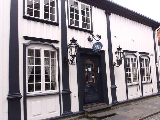 altes Haus in Vagen (Hafen) von Stavanger