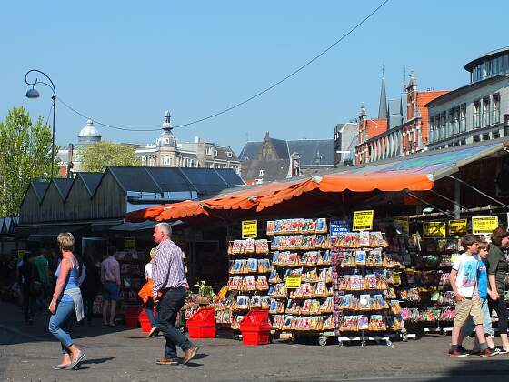 Bloemenmarkt auf der Singel in Amsterdam