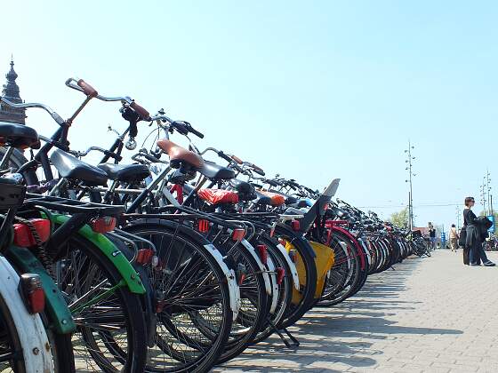 Räder in Amsterdam, Holland