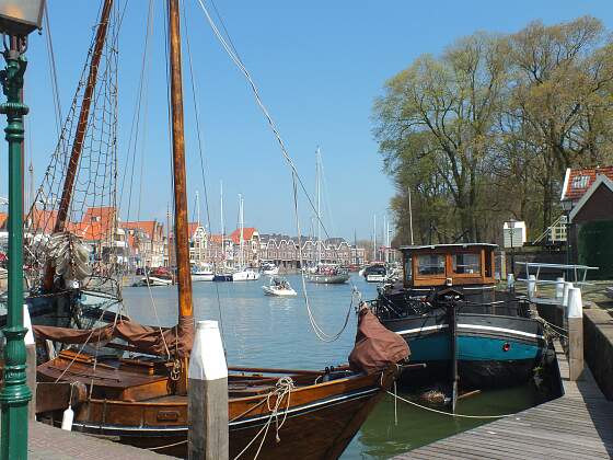 Innenhafen in Hoorn, Niederlande