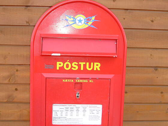 Postur - Briefkasten aus Istland