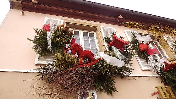 Adventszeit in Straßburg, Frankreich