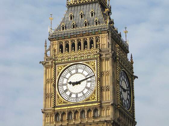 Big Ben in London: Turmuhr