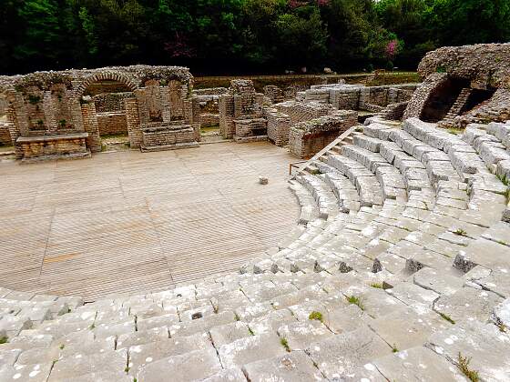 Albanien, Butrint: Römisches Amphitheater