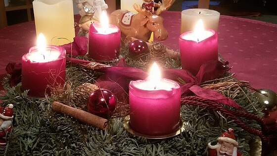 Weihnachtskranz - 4 . Advent