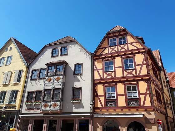 Fachwerkhäuser in der Altstadt von Wertheim