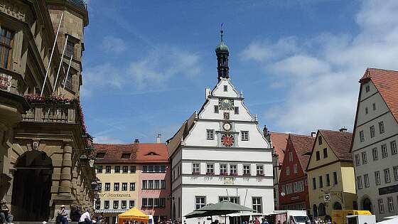 Marktplatz in Rothenburg ob der Tauber