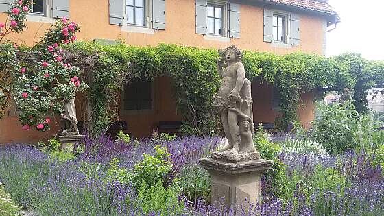 im Burggarten in Rothenburg ob der Tauber