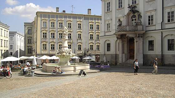 Wittelsbacherbrunnen am Residenzplatz, Passau