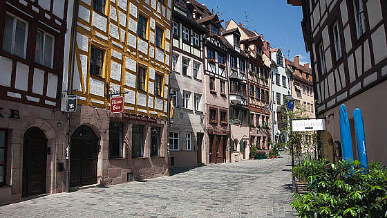 Weißgerbergasse in Nürnberg