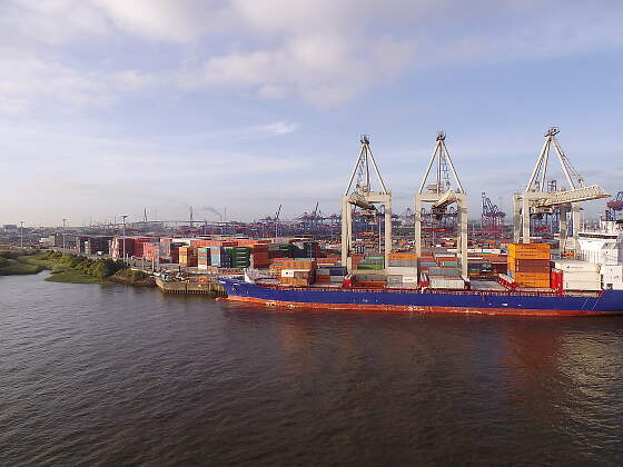 im Hamburger Hafen