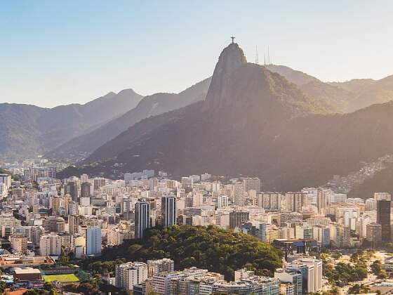 Blick auf Rio de Janeiro und Corcovado