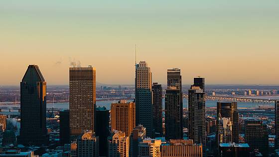 Skyline von Montreal, Ostkanada