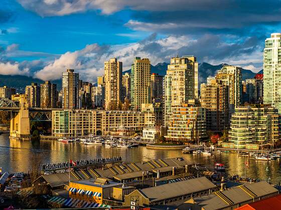 Skyline von Vancouver / British Columbia, Kanada
