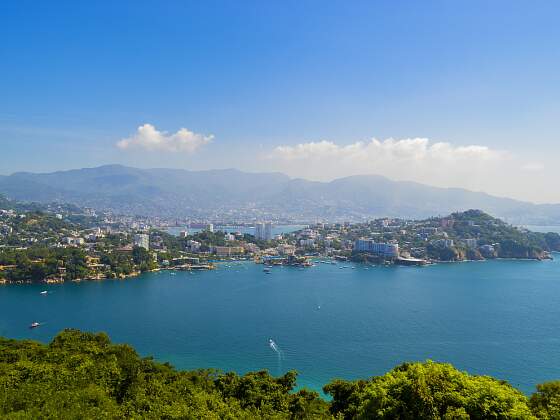 Bucht von Acapulco an der Pazifikküste, Mexiko