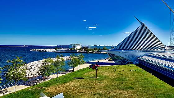 Milwaukee am Michigansee in Wisconsin, USA