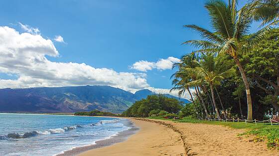 Strand auf Maui, Hawaii