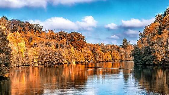 Indian Summer in den Neuenglandstaaten, USA